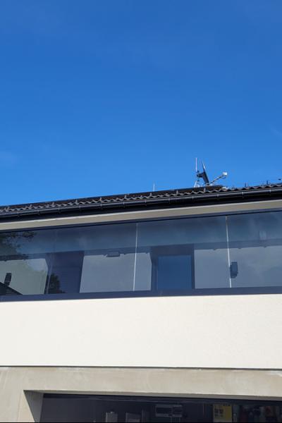 Balustrady Szklane Zabezp Kwadratowe 008