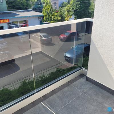 Balustrady Szklane Zabezp Kwadratowe 010