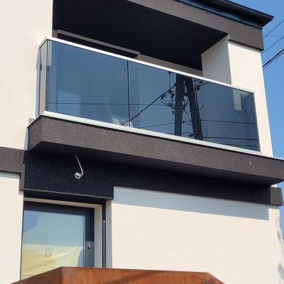 Balustrady Szklane Zabezp Kwadratowe 012